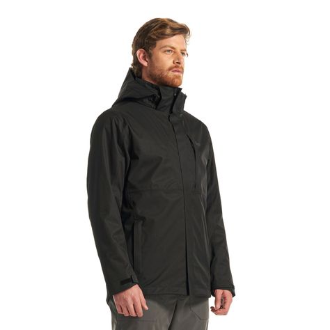 Chaqueta Hombre Tres Cruces Fusion-3 Hoody Jacket Negro/ Negro Lippi-2