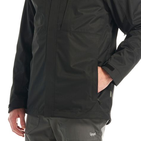 Chaqueta Hombre Tres Cruces Fusion-3 Hoody Jacket Negro/ Negro Lippi-7