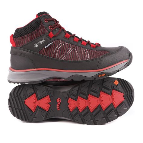 Botín Hombre Slate B-Dry Negro Rojo Lippi-2