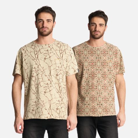 Polera Hombre Bi-Curioso Print Arena Haka Honu-0