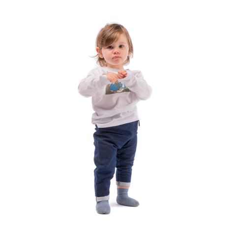 Pantalon Baby Boy Relaxed Pants Azul Lippi I20-1