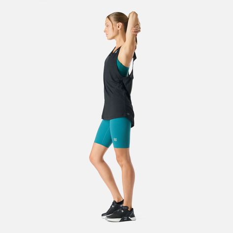Polera Mujer Tempo Tank Top Negro Vulcano-2
