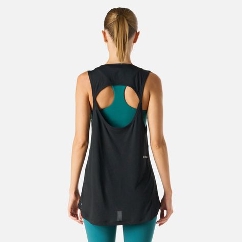 Polera Mujer Tempo Tank Top Negro Vulcano-3