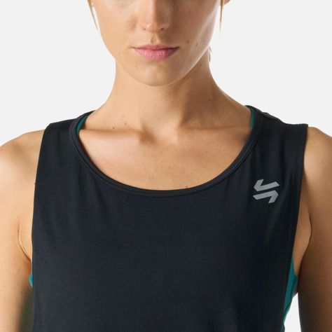 Polera Mujer Tempo Tank Top Negro Vulcano-4