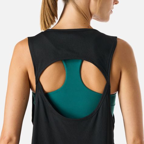 Polera Mujer Tempo Tank Top Negro Vulcano-5