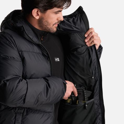 Chaqueta Hombre Campo Base Negro Haka Honu-8