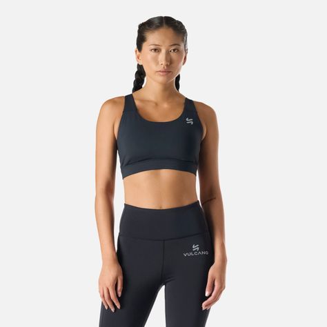 Peto Mujer Built To Move High Support Bra Negro Vulcano-0