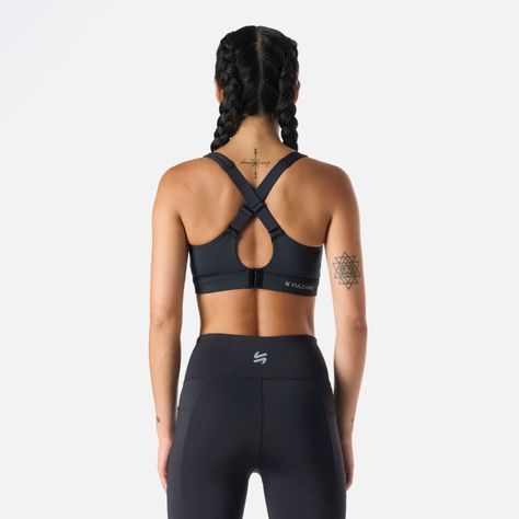 Peto Mujer Built To Move High Support Bra Negro Vulcano-2