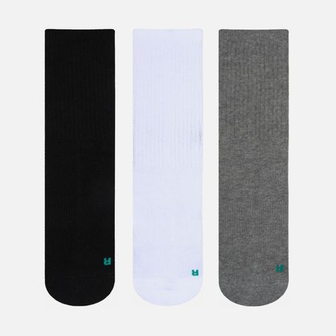 Pack de 3 Calcetines Medios Deportivos Unisex Essentials-0
