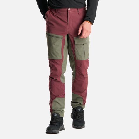 Pantalon Hombre Boina Negra Burdeo Haka Honu I24-1