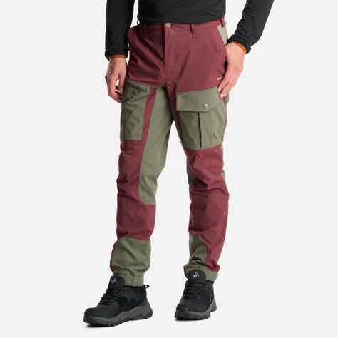 Pantalon Hombre Boina Negra Burdeo Haka Honu I24-2