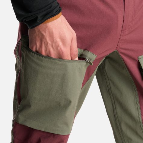 Pantalon Hombre Boina Negra Burdeo Haka Honu I24-8