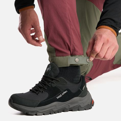Pantalon Hombre Boina Negra Burdeo Haka Honu I24-9