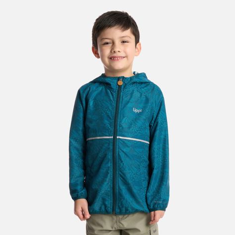 Chaqueta Niño Nightfall WindBreaker Hoody Petroleo Lippi-0