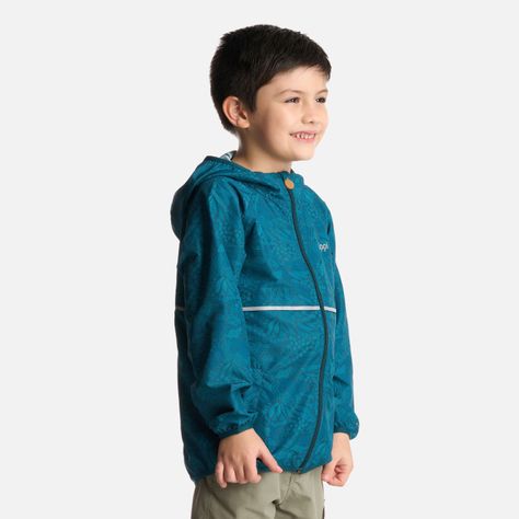 Chaqueta Niño Nightfall WindBreaker Hoody Petroleo Lippi-1