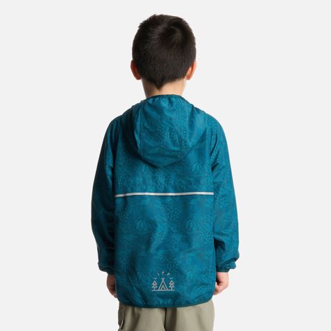 Chaqueta Niño Nightfall WindBreaker Hoody Petroleo Lippi-2
