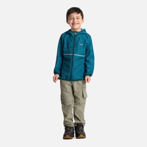 Chaqueta Niño Nightfall WindBreaker Hoody Petroleo Lippi-5