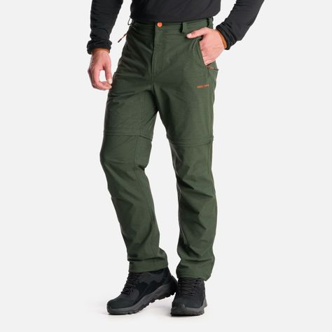 Pantalon Hombre Desmontalo Verde Militar Haka Honu I24-0