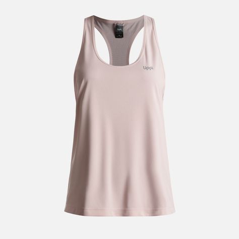 Polera Mujer  Workout Q-Dry Tank T-Shirt Rosa Claro Lippi-0