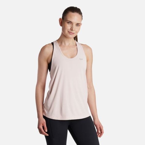 Polera Mujer  Workout Q-Dry Tank T-Shirt Rosa Claro Lippi-1