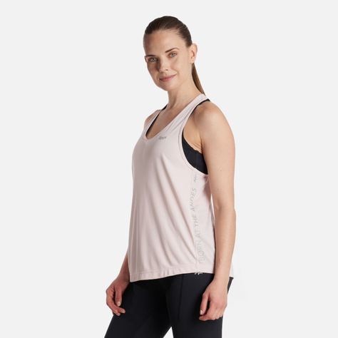 Polera Mujer  Workout Q-Dry Tank T-Shirt Rosa Claro Lippi-2