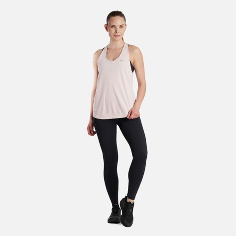 Polera Mujer  Workout Q-Dry Tank T-Shirt Rosa Claro Lippi-5