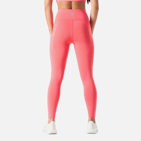 Calza Mujer BTM Compressive 7/8 High Rise Coral Vulcano-3