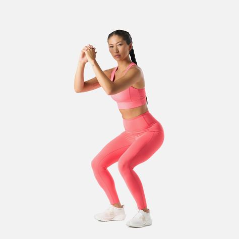 Calza Mujer BTM Compressive 7/8 High Rise Coral Vulcano-5