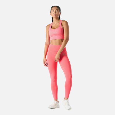 Calza Mujer BTM Compressive 7/8 High Rise Coral Vulcano-7