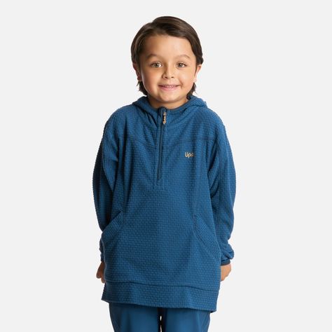 Polerón Niño Saltamontes Nano-F 14 Zip Hoody Azul Lippi I25-0