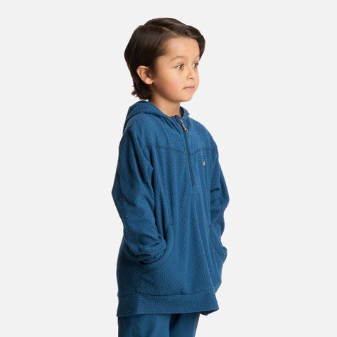Polerón Niño Saltamontes Nano-F 14 Zip Hoody Azul Lippi I25-1