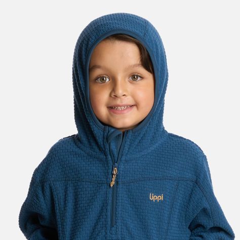 Polerón Niño Saltamontes Nano-F 14 Zip Hoody Azul Lippi I25-3