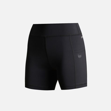 Calza Mujer In-Action Sport Short Leggings Negro Lippi V25-5