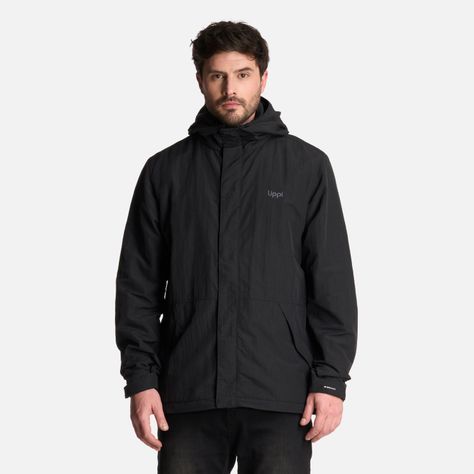 Chaqueta Hombre CityMe WindBreaker Hoody Jacket Negro Lippi-0