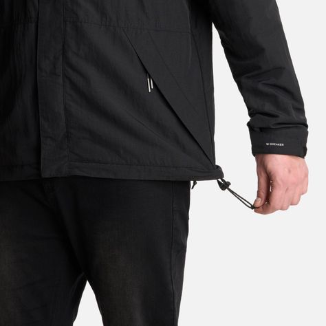 Chaqueta Hombre CityMe WindBreaker Hoody Jacket Negro Lippi-4