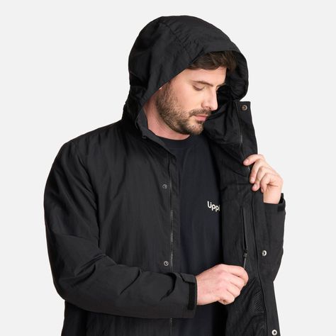 Chaqueta Hombre CityMe WindBreaker Hoody Jacket Negro Lippi-5