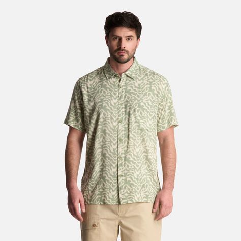 Camisa Hombre SeaSide Short Sleeve Shirt Print Jade Lippi-0
