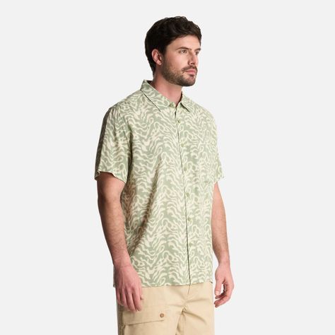 Camisa Hombre SeaSide Short Sleeve Shirt Print Jade Lippi-1