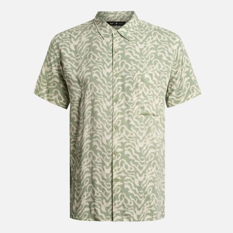 Camisa Hombre SeaSide Short Sleeve Shirt Print Jade Lippi-5