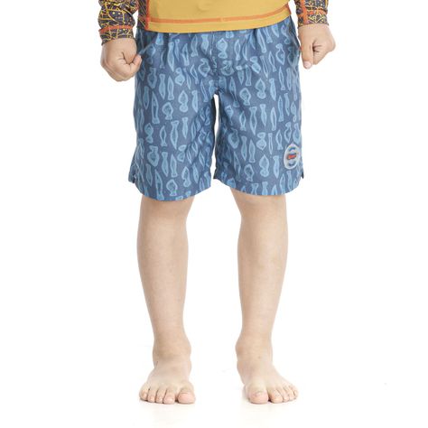 Traje de Baño Niño Aqua Swimwear Print Azul Lippi-1