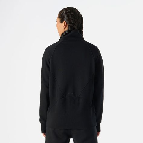 Polerón Mujer Cool Down Full Zip Sweatshirt Negro Vulcano-3