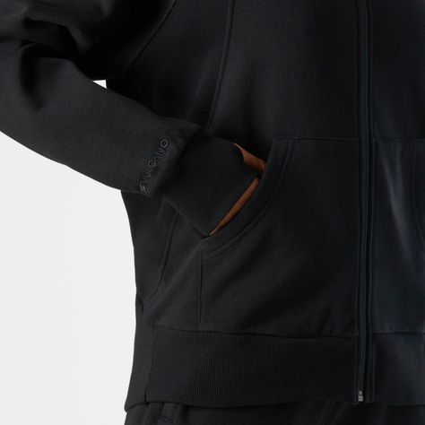 Polerón Mujer Cool Down Full Zip Sweatshirt Negro Vulcano-5