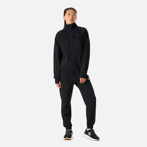 Polerón Mujer Cool Down Full Zip Sweatshirt Negro Vulcano-7