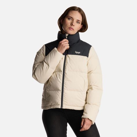 Chaqueta Mujer Urban Down Jacket Crema Lippi I24-1