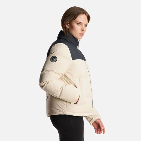 Chaqueta Mujer Urban Down Jacket Crema Lippi I24-3