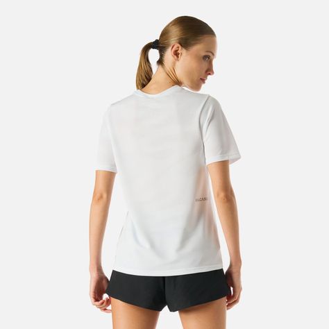 Polera Mujer Built To Move Pro T-Shirt Blanco Vulcano-3