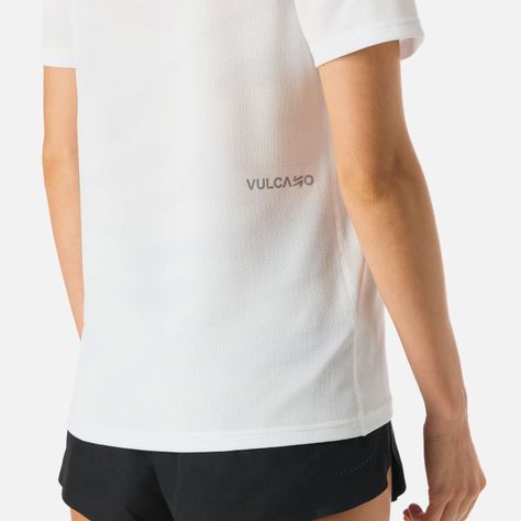Polera Mujer Built To Move Pro T-Shirt Blanco Vulcano-5
