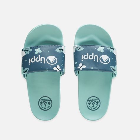 Sandalia Niña Insigne Slide Kids Celeste Lippi-3