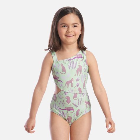 Traje de Baño Niña Watazo Menta Haka Honu-1