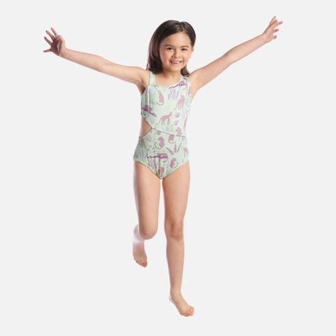 Traje de Baño Niña Watazo Menta Haka Honu-5